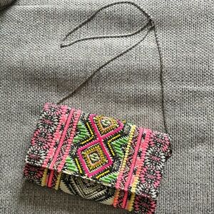 America & Beyond beaded bag